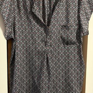 Liz Claiborne Petite Floral Patterned Blouse